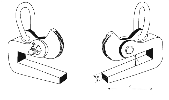 Horizontal Safety Plate Clamps