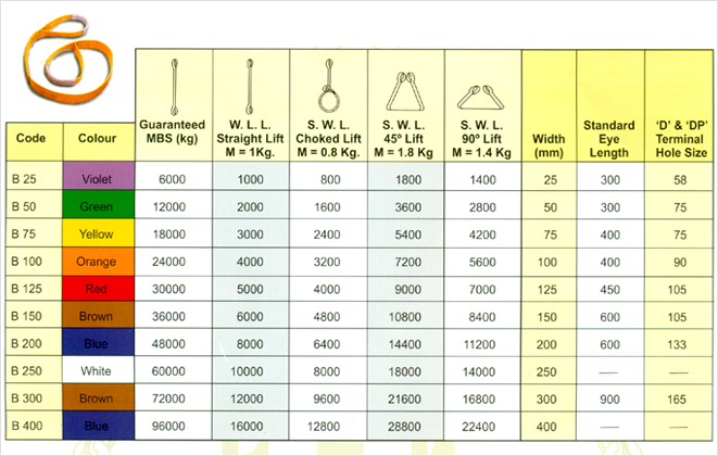 Polyester Webbing Slings